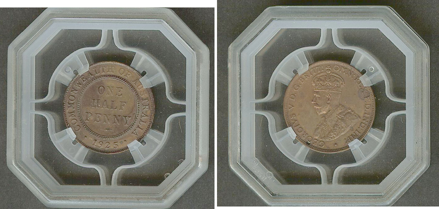 AUSTRALIE 1/2 Penny George V 1925 SPL